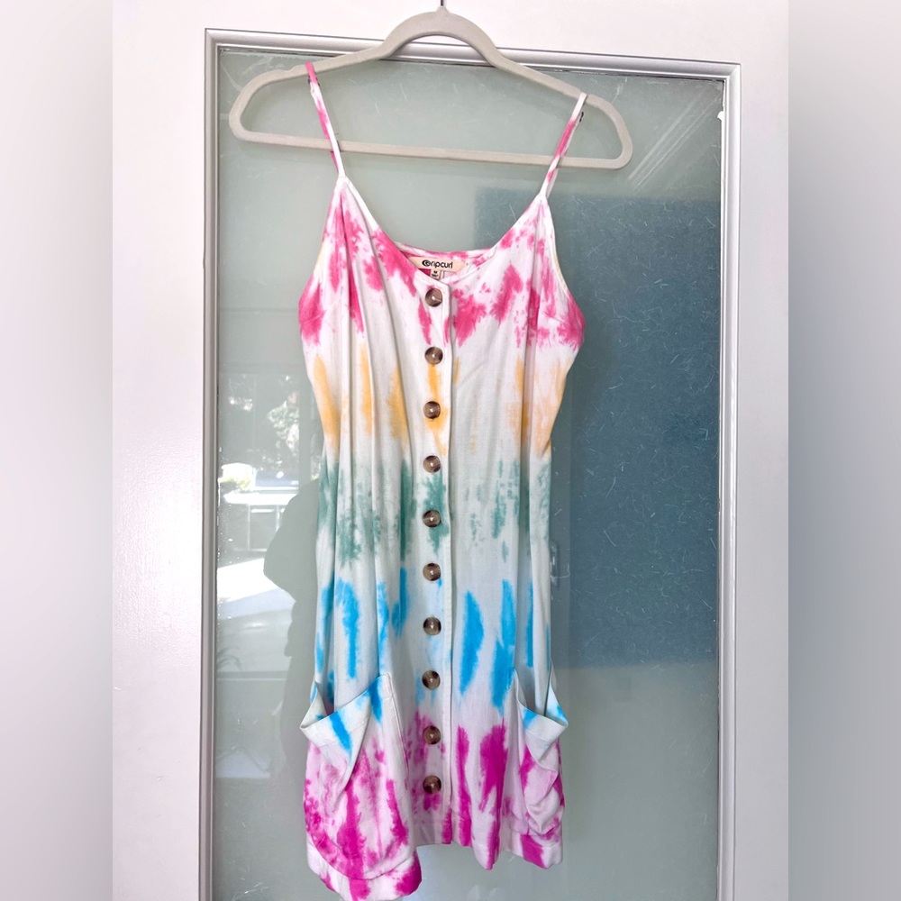 Tie-die Rip Curl Shift Dress